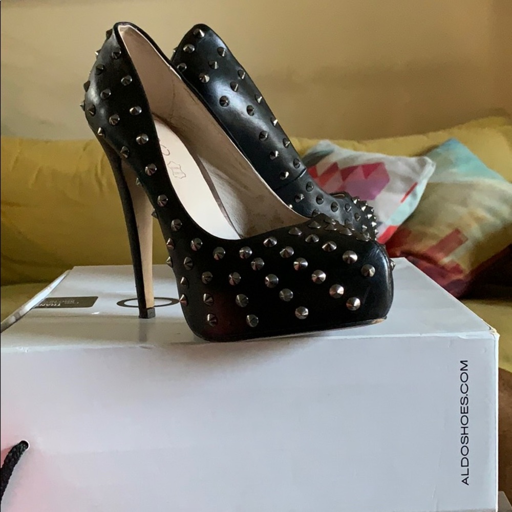 Aldo spiked heels 37.5